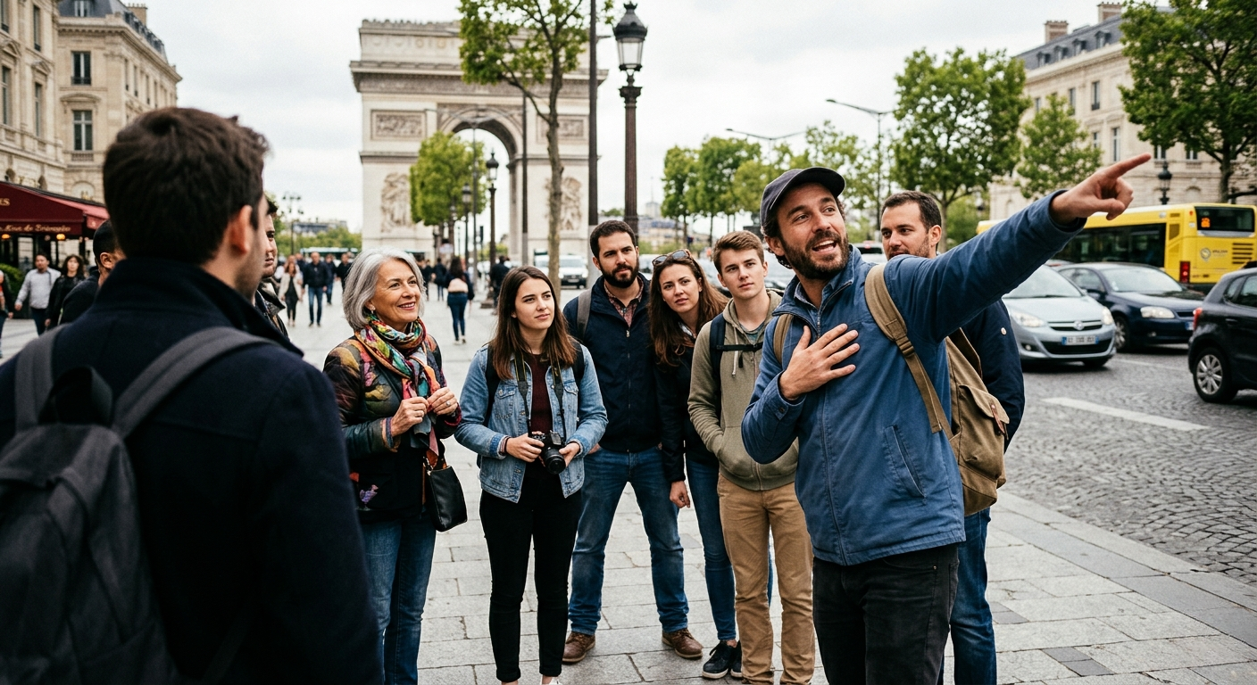 Hidden Champs-Elysees walking tour in Paris