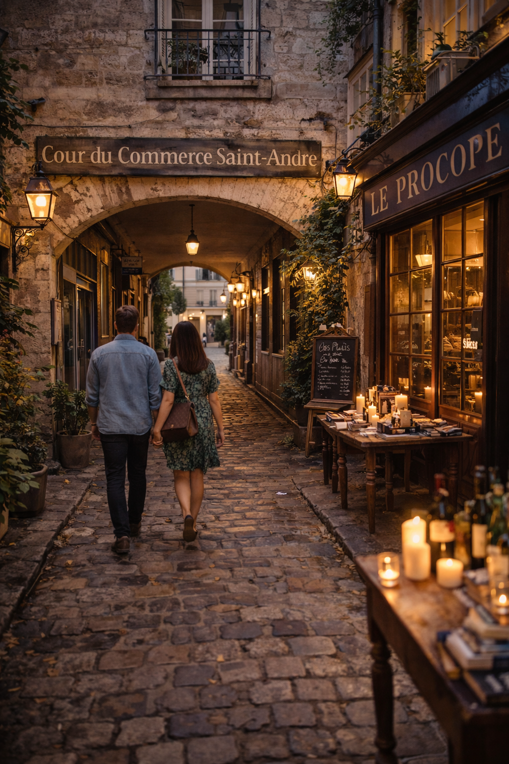 historic hidden passage Paris Saint Germain