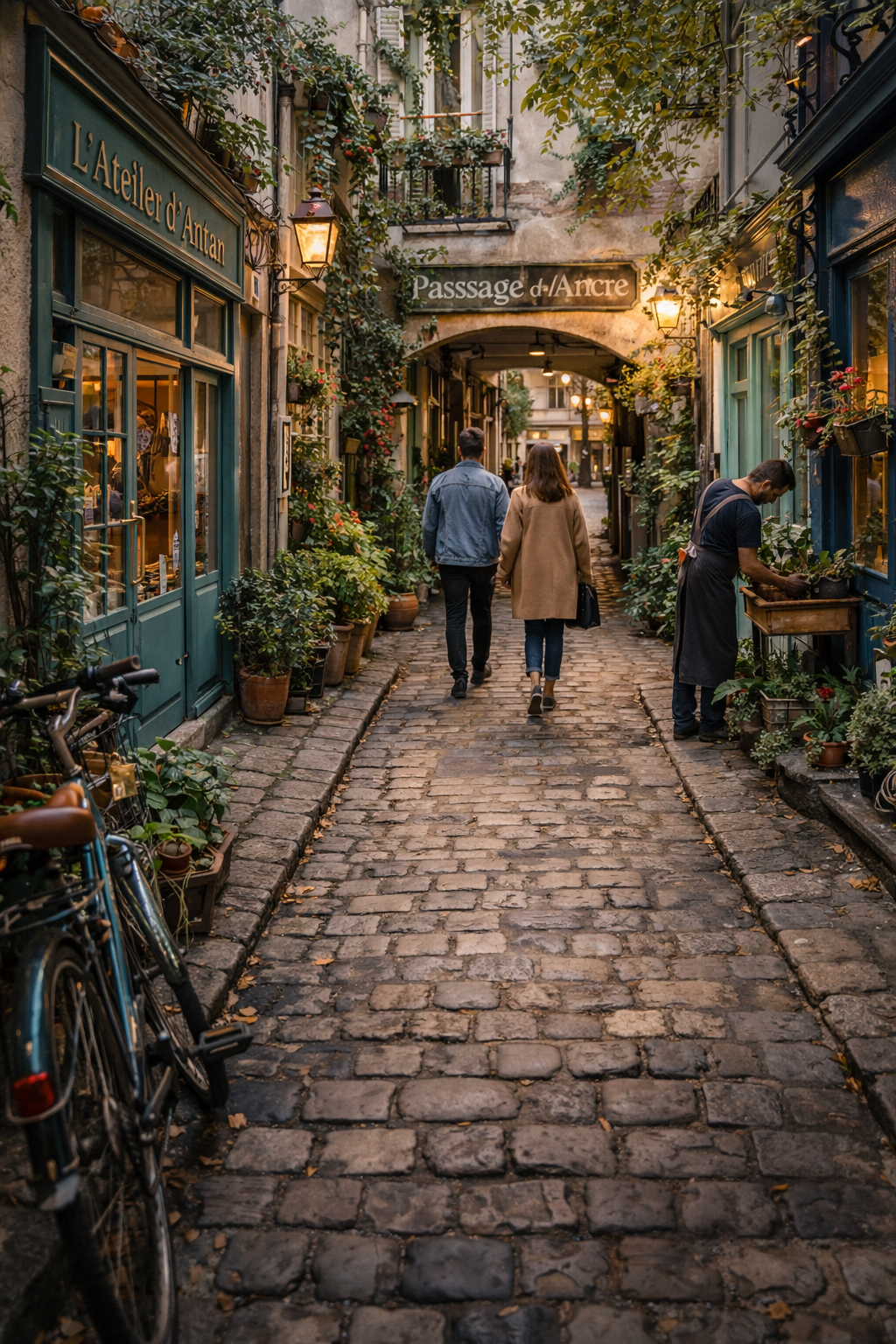 hidden gem Paris Passage de l Ancre quiet street