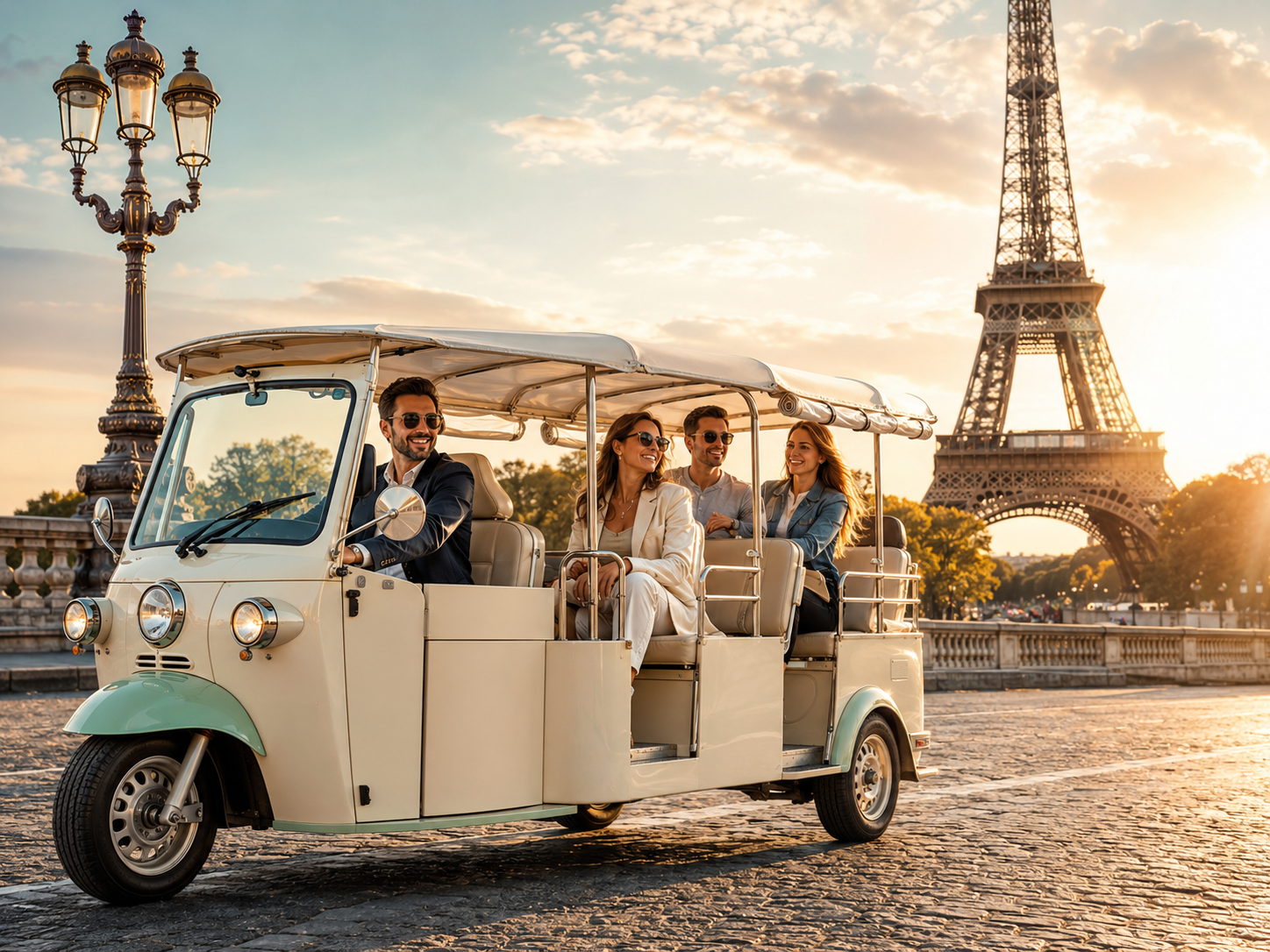 Paris by TukTuk private electric tour