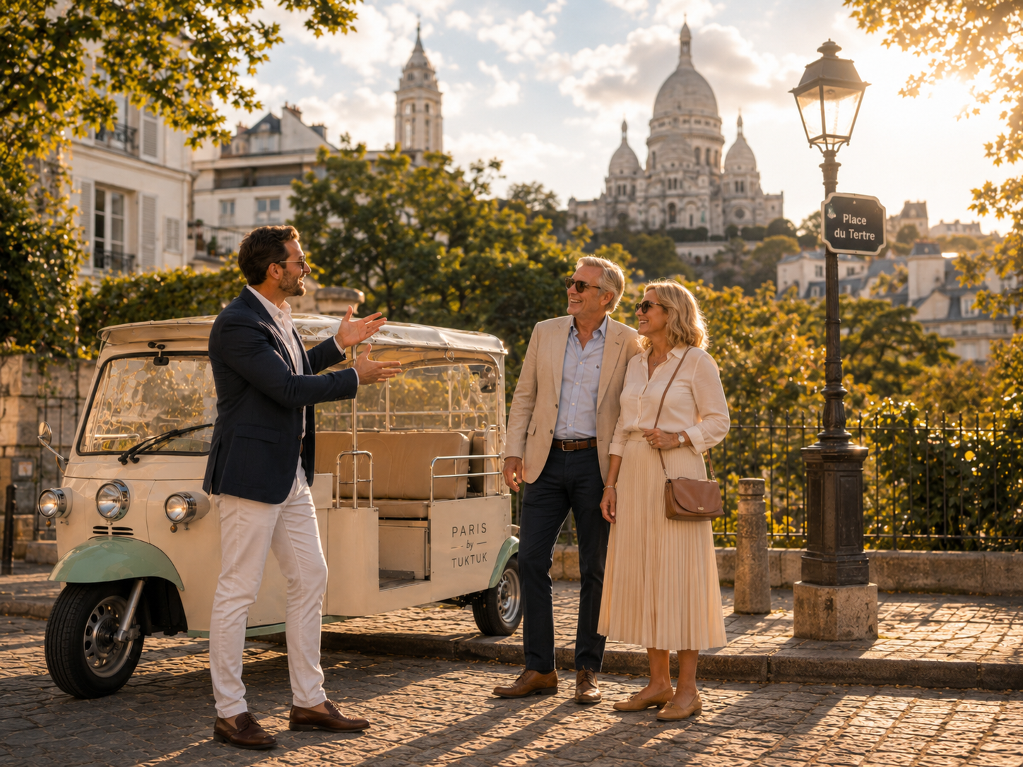 Paris TukTuk photo stop